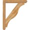 Ekena Millwork Funston Craftsman Rough Sawn Bracket w/ Offset Brace, Western Red Cedar, 6"W x 36"D x 44"H BKT0604X36X44FST04RWR - alternate 2